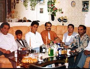 Ravindra at our home in Sweden